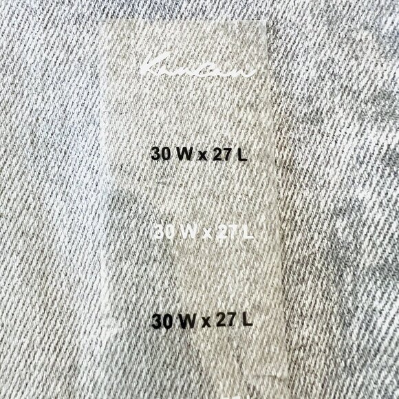 Kancan Women's Denim Jeans Size 30 Regular Fit High Rise Ankle Stretch Grey NWOT - Picture 5 of 12